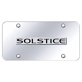 Automotive Gold License Plate - Solstice Stainless Steel - SOLSNCC