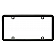 Cruiser License Plate Frame - Classic Lite Die Cast Zinc - 20050