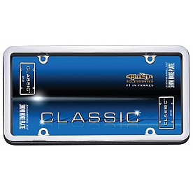 Cruiser License Plate Frame - Classic Die Cast Zinc - 20130