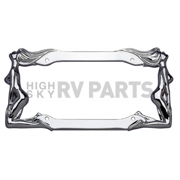 Cruiser License Plate Frame - Twins Die Cast Zinc - 20230-1