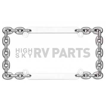 Cruiser License Plate Frame - Chain Die Cast Zinc - 20530