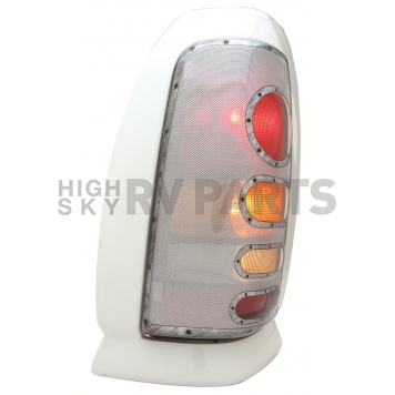 GT Styling Tail Light Cover - Plastic Silver Set Of 2 - 973158