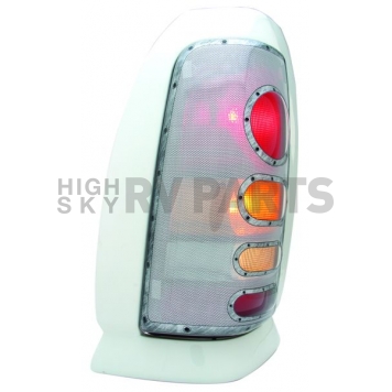GT Styling Tail Light Cover - Plastic Silver Set Of 2 - 973158-1