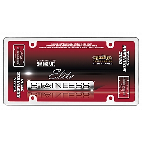 Cruiser License Plate Frame - Elite Stainless Steel - 21010