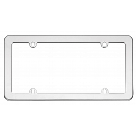 Cruiser License Plate Frame - Elegant Stainless Steel - 21110