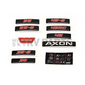 Warn Winch Label - 100987