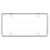 Cruiser License Plate Frame - Slim Rim Die Cast Zinc - 21330