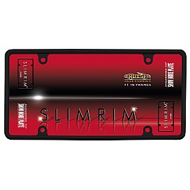 Cruiser License Plate Frame - Slim Rim Die Cast Zinc - 21350