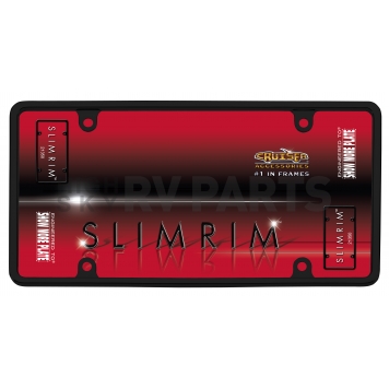 Cruiser License Plate Frame - Slim Rim Die Cast Zinc - 21350