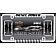 Cruiser License Plate Frame - Two Smoke Stack Die Cast Zinc - 22003