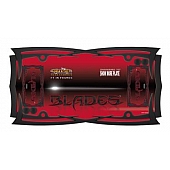 Cruiser License Plate Frame - Blade Logo Flat Black - 22004