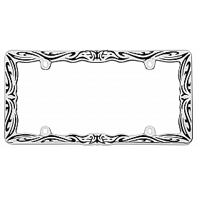 Cruiser License Plate Frame - Tribal Die Cast Zinc - 22135