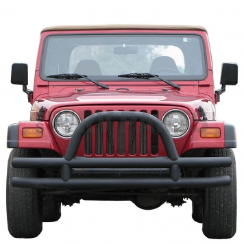 Paramount Automotive Bumper Fat Tubular 1-Piece Design Black - 510005-3