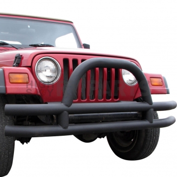 Paramount Automotive Bumper Fat Tubular 1-Piece Design Black - 510005-4