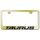 Automotive Gold License Plate Frame - Gold Stainless Steel - LFTAUEG