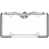 Cruiser License Plate Frame - Eagle Die Cast Zinc - 22330