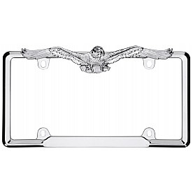 Cruiser License Plate Frame - Eagle Die Cast Zinc - 22330