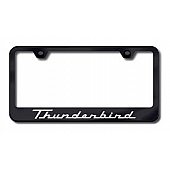 Automotive Gold License Plate Frame - Black Stainless Steel - LFTHUEB