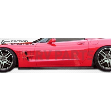 Extreme Dimensions Side Skirt - Gloss Carbon Fiber Black Set of 2 - 105697-7