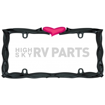 Cruiser License Plate Frame - Twisted Die Cast Zinc - 22456-1