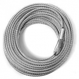 Rugged Ridge Winch Cable - 50 Feet x 3/16 Inch Steel - 1510351