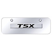 Automotive Gold License Plate - Acura TSX Stainless Steel - TSXNCCM