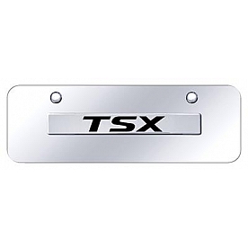 Automotive Gold License Plate - Acura TSX Stainless Steel - TSXNCCM