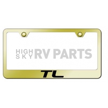 Automotive Gold License Plate Frame - Gold Stainless Steel - LFTLEG