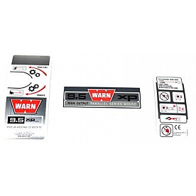 Warn Winch Label - 68614