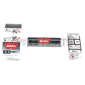 Warn Winch Label - 68614