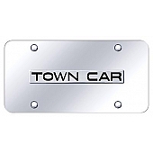Automotive Gold License Plate - Towncar Stainless Steel - TWNNCC