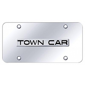 Automotive Gold License Plate - Towncar Stainless Steel - TWNNCC