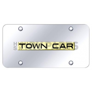 Automotive Gold License Plate - Towncar Stainless Steel - TWNNGC