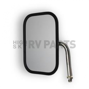 Velvac Exterior Mirror Rectangular Black Stainless Steel - 7161385