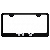 Automotive Gold License Plate Frame - Black Stainless Steel - LFTLXEB