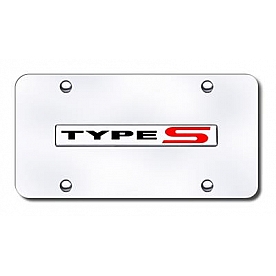 Automotive Gold License Plate - Type S Stainless Steel - TYPNCB