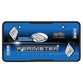 Cruiser License Plate Frame - Perimeter Die Cast Zinc - 30650