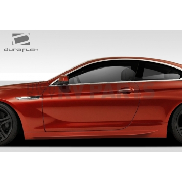 Extreme Dimensions Side Skirt - Primered Fiberglass Reinforced Plastic Black Set of 2 - 109293-4