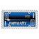 Cruiser License Plate Frame - Diamond Plate Die Cast Zinc - 30830