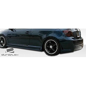 Extreme Dimensions Side Skirt - Primered Fiberglass Reinforced Plastic Black Set of 2 - 105594