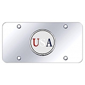 Automotive Gold License Plate - USA Stainless Steel - USACC