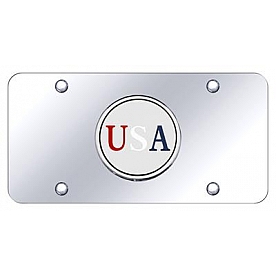 Automotive Gold License Plate - USA Stainless Steel - USACC