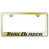 Automotive Gold License Plate Frame - Gold Stainless Steel - LFTRLEG