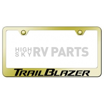 Automotive Gold License Plate Frame - Gold Stainless Steel - LFTRLEG