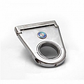 Vintage Parts Steering Column Mount - Chrome Plated Aircraft Grade Alloy Silver - 61981