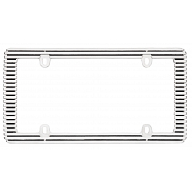 Cruiser License Plate Frame - Billet Die Cast Zinc - 58350