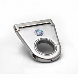 Vintage Parts Steering Column Mount - Chrome Plated Aircraft Grade Alloy Silver - 61985