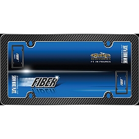 Cruiser License Plate Frame - Fiber Plastic - 59053