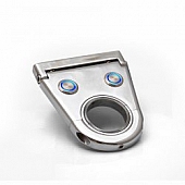 Vintage Parts Steering Column Mount - Chrome Plated Aircraft Grade Alloy Silver - 61989