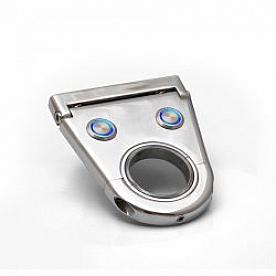 Vintage Parts Steering Column Mount - Chrome Plated Aircraft Grade Alloy Silver - 61989